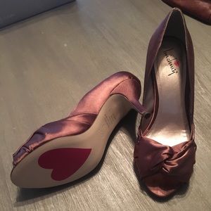 Luichiny Best One Yet - Blush Satin pumps 7.5